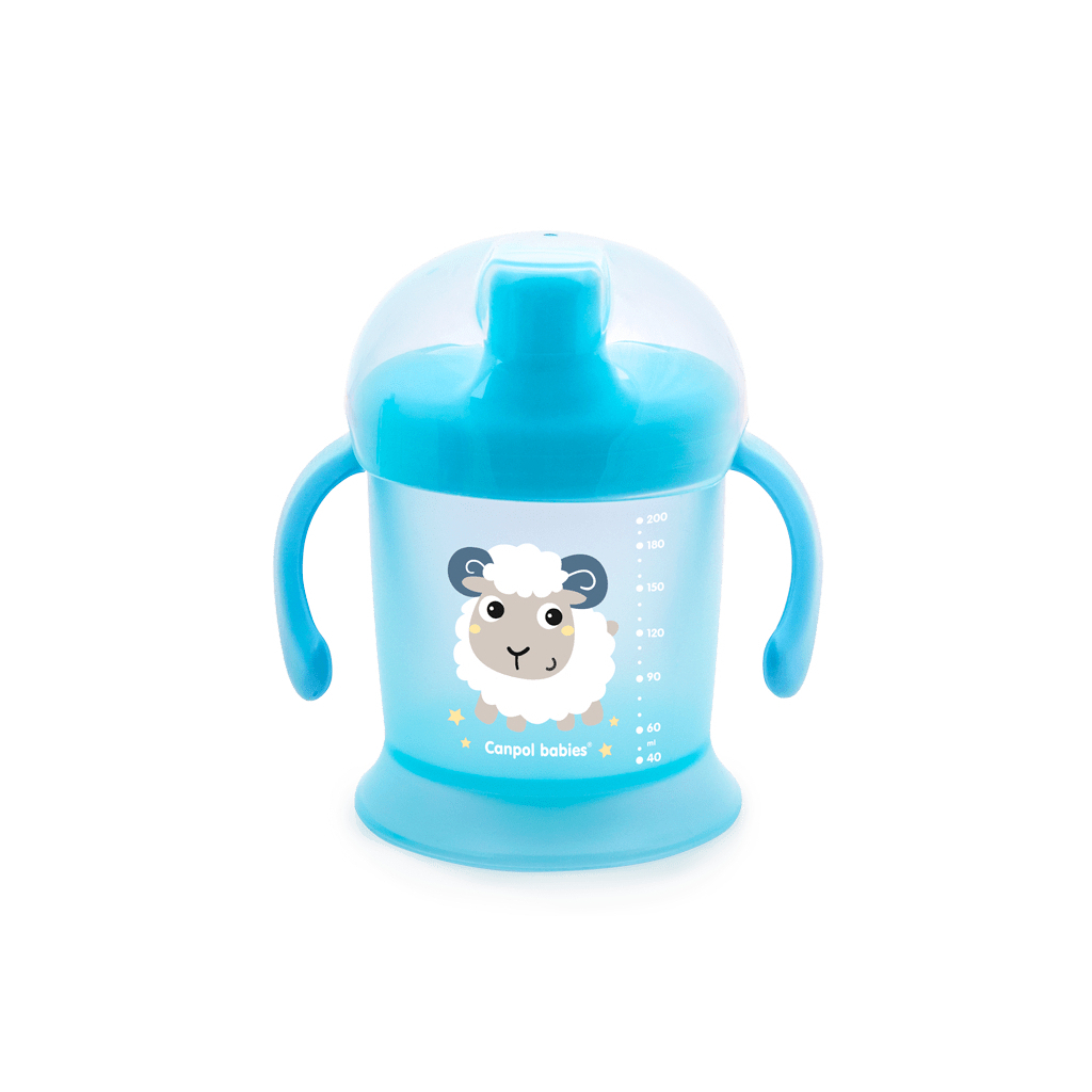 Поїльник-непроливайка Canpol babies Bunny&Company 200 мл Блакитна (31/300)