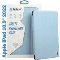 Чохол до планшета BeCover Tri Fold Soft TPU Silicone Apple iPad 10.9" 2022 Light Blue (708522)