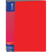 Economix A4 file folder with 40 files, red (E30604-03/E30604-03н)