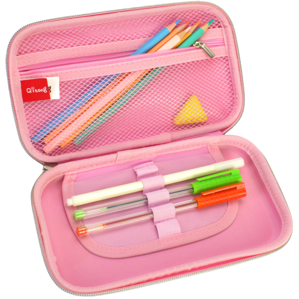 Пенал Cool For School з тисненням 1 відділення Рожевий (QT-5781-Pink) Пенал Cool For School з тисненням 1 відділення Рожевий (QT-5781-Pink)