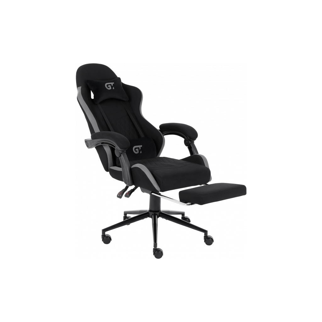 Крісло ігрове GT Racer X-2324 Black/Gray (X-2324 Fabric Black/Gray)