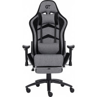 Крісло ігрове GT Racer X-2534-F Gray/Black Suede (X-2534-F Fabric Gray/Black Suede)