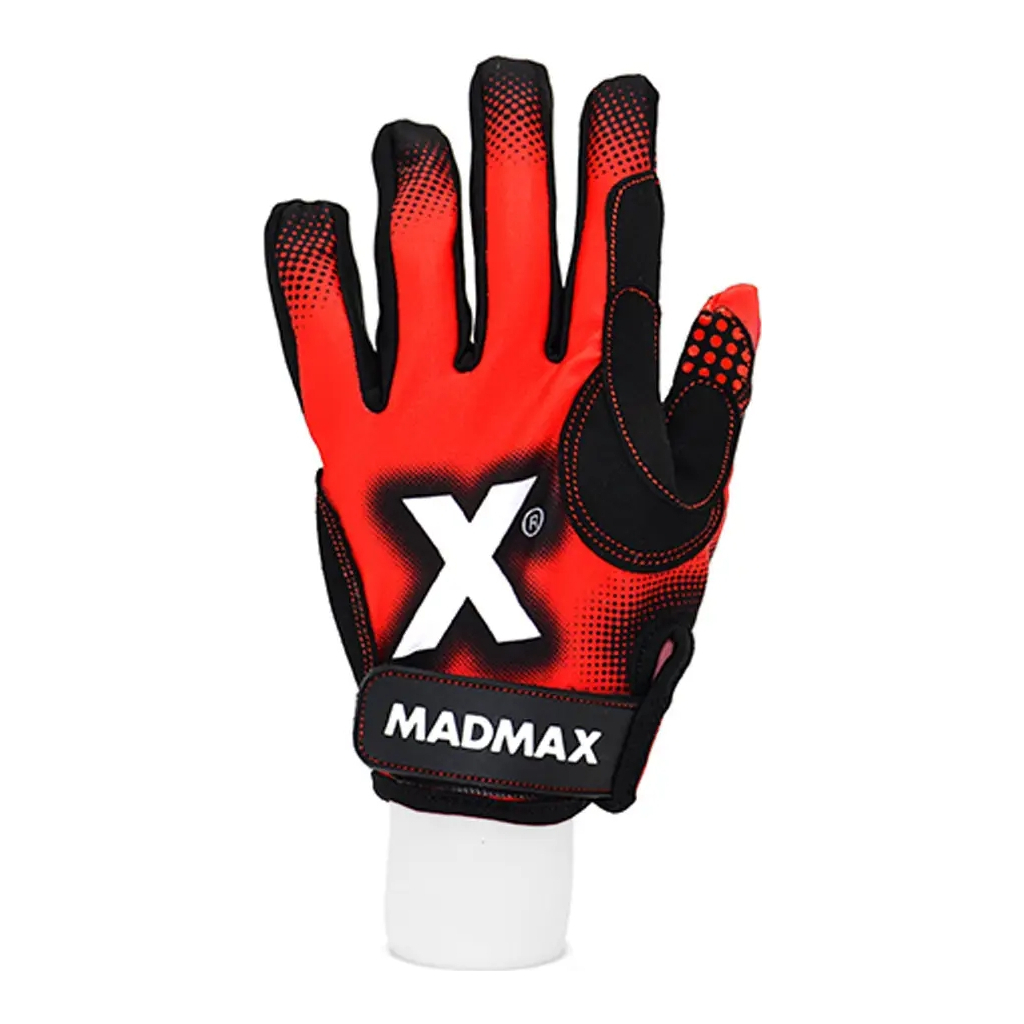 Рукавички для фітнесу MadMax MXG-101 X Gloves Black/Grey/Red M (MXG-101-RED_M)