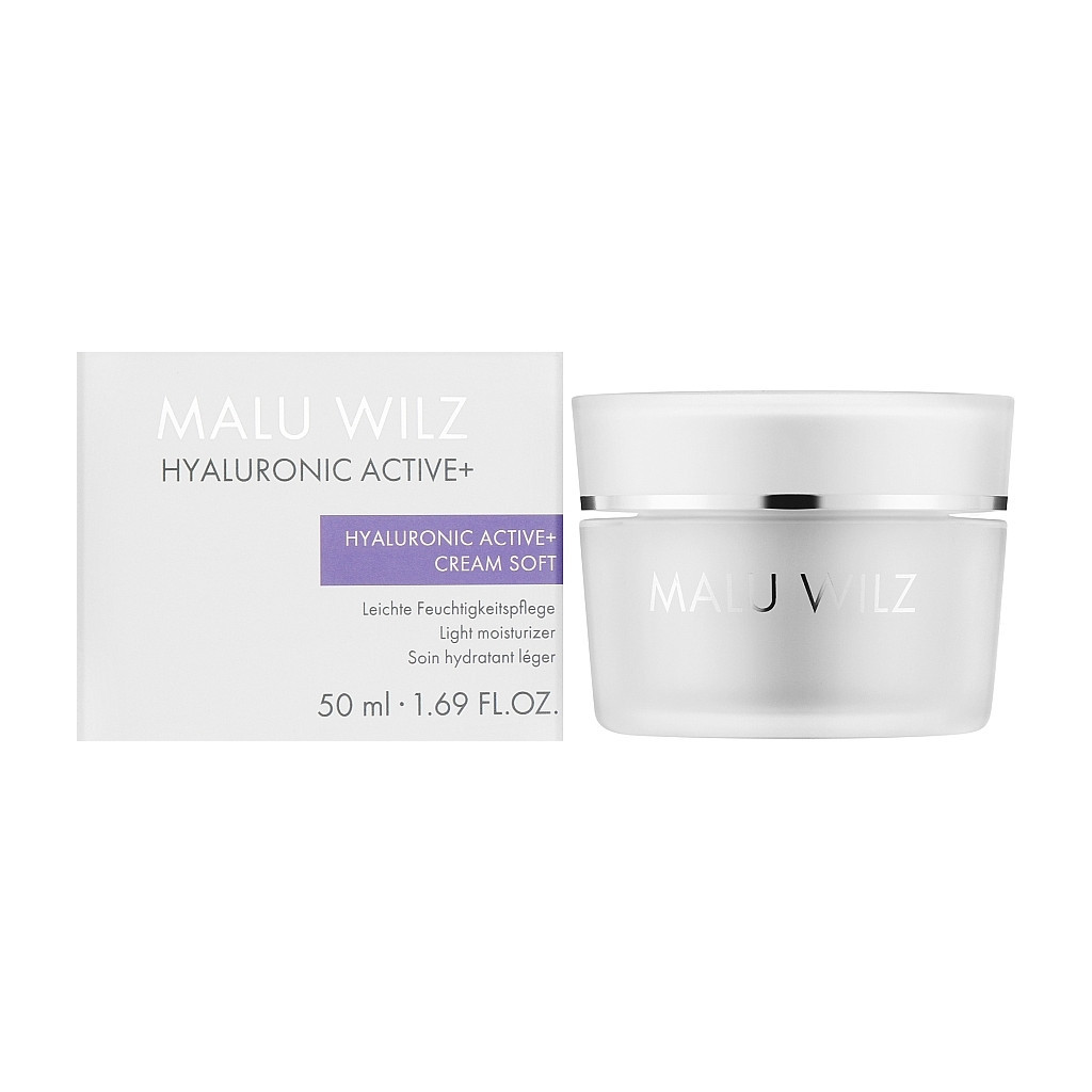 Крем для обличчя Malu Wilz Hyaluronic Active+ Cream Soft Зволожувальний 50 мл (4060425000166)