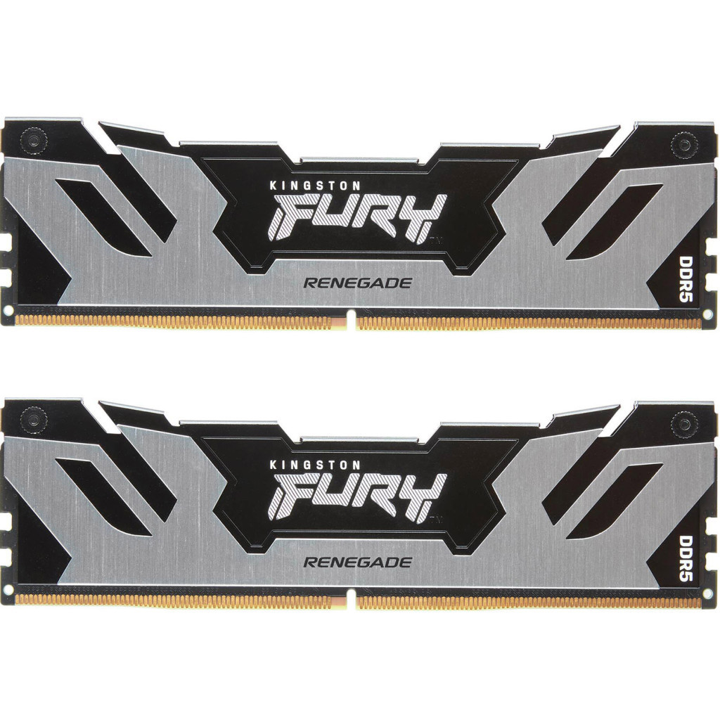 Модуль пам'яті для комп'ютера DDR5 96GB (2x48GB) 6400 MHz Renegade Silver XMP Kingston Fury (ex.HyperX) (KF564C32RSK2-96)