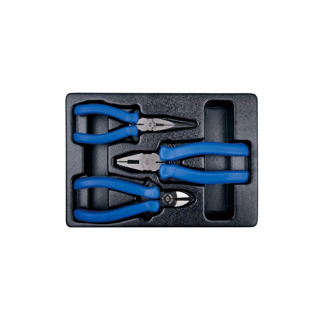 Набір інструментів KING TONY плоскогубці, тонкогубці, бокорізи (9-40103GP)