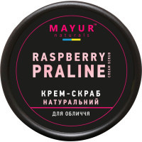 Скраб для обличчя Mayur Raspberry Praline Cream Scrub Малинове праліне 50 мл (4820230953268)