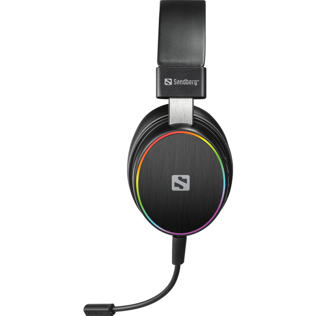 Навушники Sandberg HeroBlaster Bluetooth Led Headset Black (126-42) Навушники Sandberg HeroBlaster Bluetooth Led Headset Black (126-42)