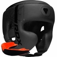 Боксерський шолом RDX F6 KARA Matte Black XL (HGR-F6MB-XL)
