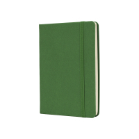 Notebook Optima A6 MAGIC, hard cover, eraser, white block line, green (O20388-04)