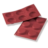 Baking mold Silikomart "Circle" d 70 mm, h 17 mm (SF046/C)