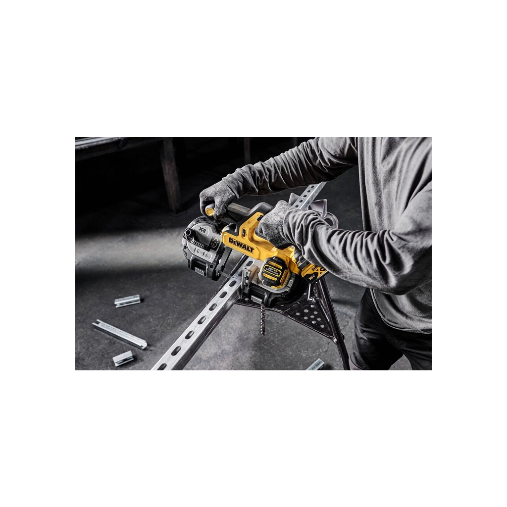 Стрічкова пила DeWALT 18 В XR Li-lon, 174 м/хв, вага 3.8 кг (без АКБ та ЗП) (DCS378N)