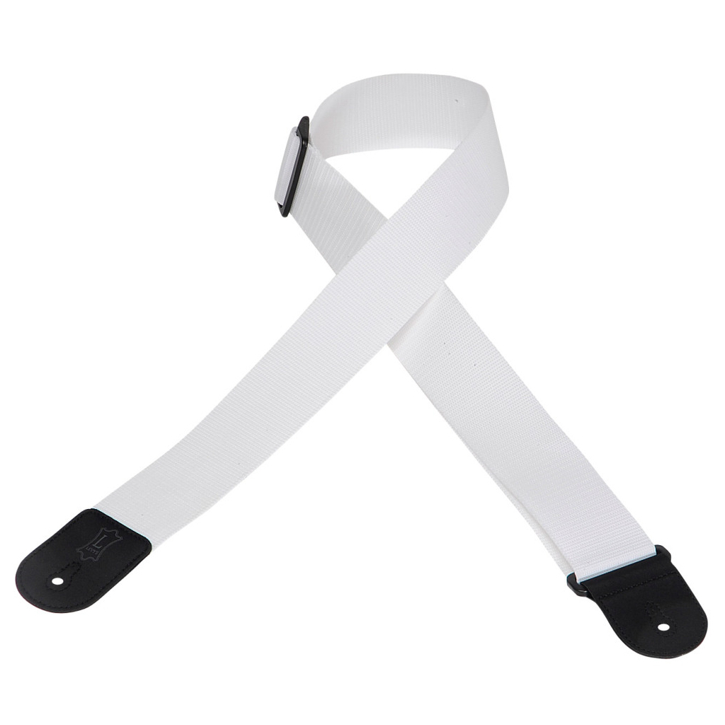 Ремінь для гітари Levy's Classics Series Polypropylene Guitar Strap White (M8POLY-WHT)