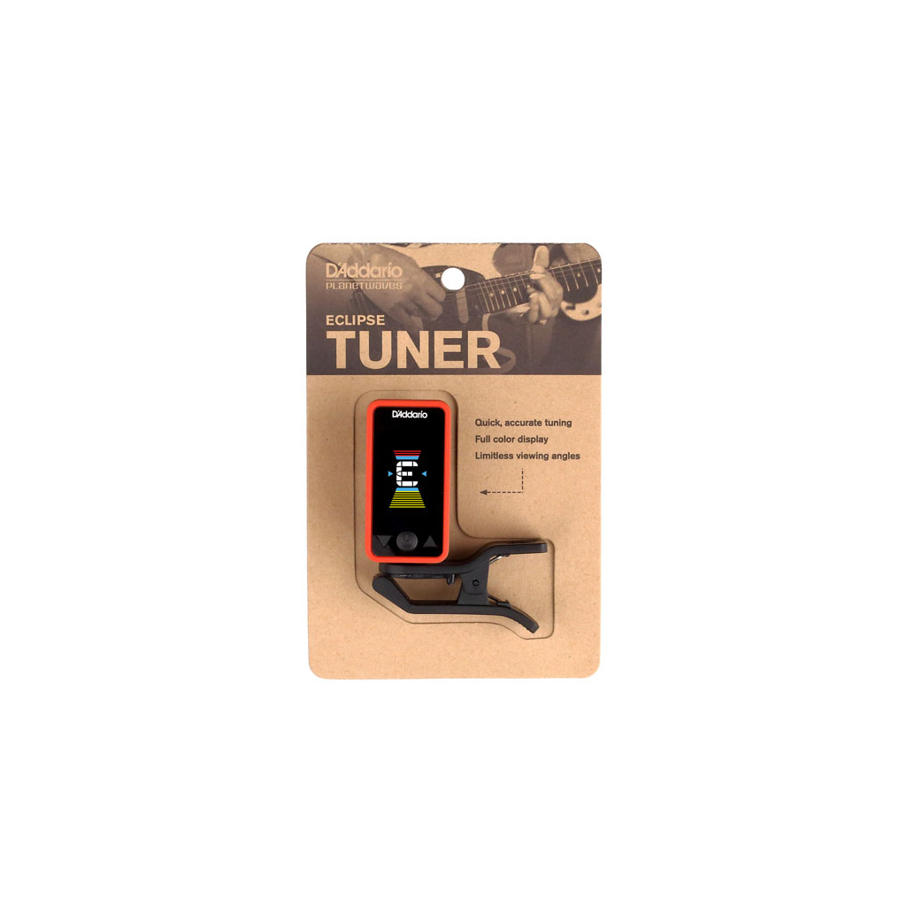 Тюнер для музичних інструментів D'Addario Eclipse Tuner Red (PW-CT-17RD)