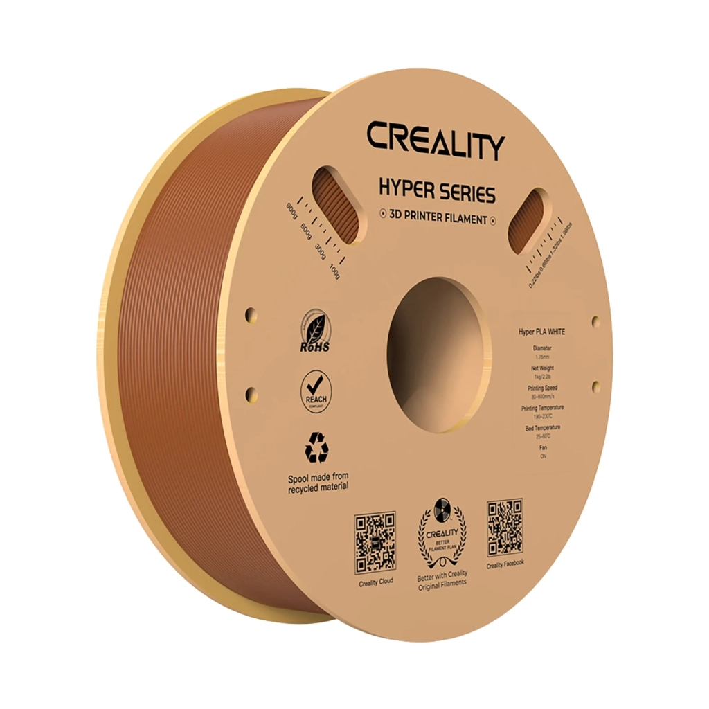 Пластик для 3D-принтера Creality PLA Hyper 1кг, 1.75мм, brown (3301010382) Пластик для 3D-принтера Creality PLA Hyper 1кг, 1.75мм, brown (3301010382)