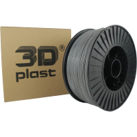 Plastic for 3D printer 3Dplast PETG 1.75mm, 3kg, gray (3DPTG1753GRE)