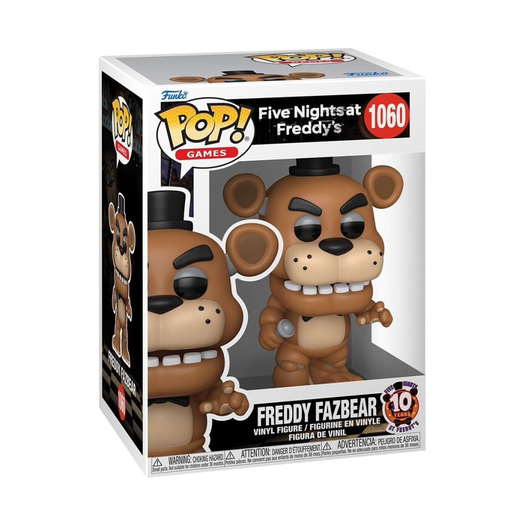 Фігурка Funko Pop серії 5 ночей у Фредді: 10 років - Фредді (87116) Фігурка Funko Pop серії 5 ночей у Фредді: 10 років - Фредді (87116)