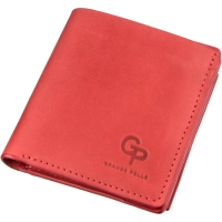 Портмоне Grande Pelle З накладною монетницею Червоне (11224)