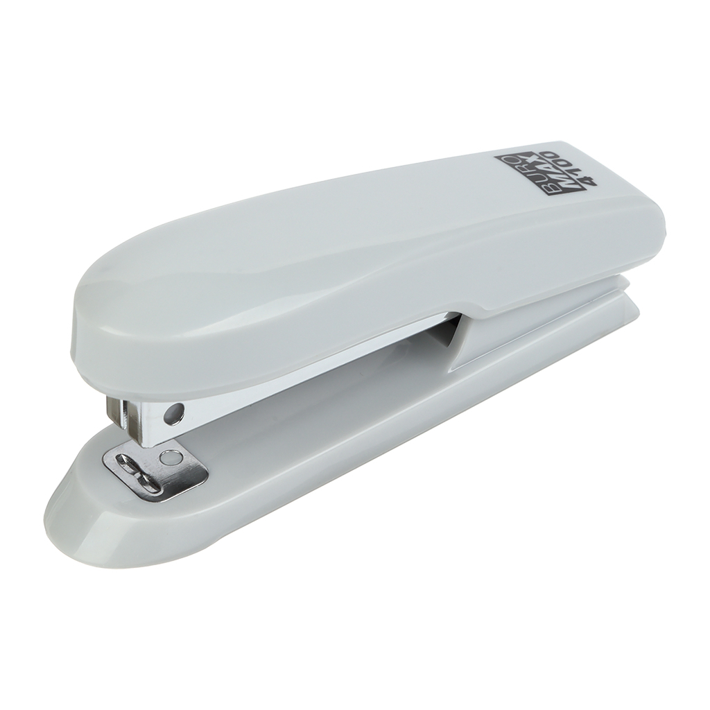 Степлер Buromax пластиковий, 15 аркушів, (скоби №10), 111 х 28 х 43 мм, сірий (BM.4100-09) Степлер Buromax пластиковий, 15 аркушів, (скоби №10), 111 х 28 х 43 мм, сірий (BM.4100-09)