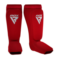 Захист гомілки і стопи RDX Shin Instep Foam Red/White XL (HYP-SIRW-XL)