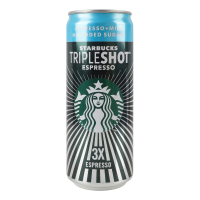 Холодна кава Starbucks Tripleshot Espresso No Added Sugar 300 мл (5711953180750)
