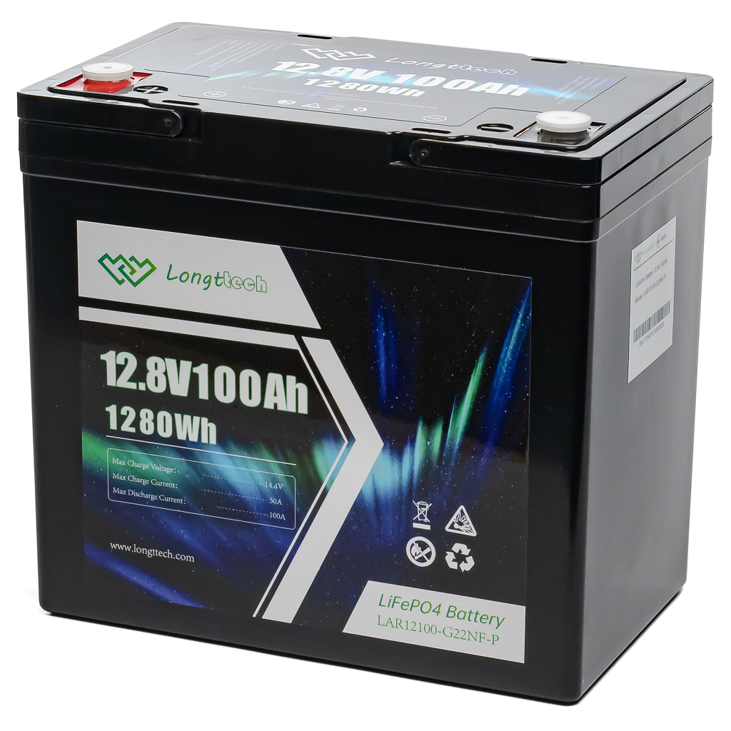 Батарея LiFePo4 Longttech 12.8V - 100Ah (LAR12100-G22NF-P)