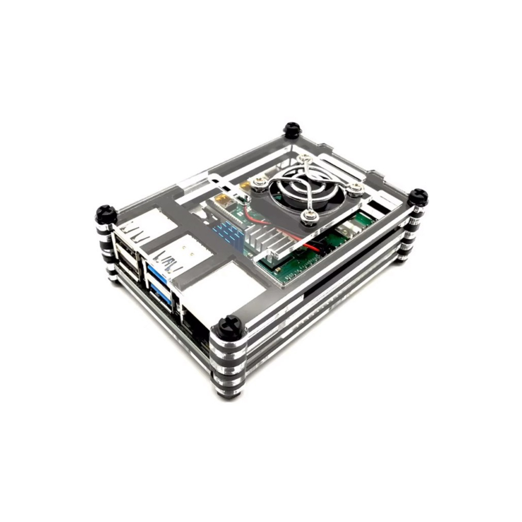 Корпус до промислового ПК KUONGSHUN for Raspberry Pi 4 (RA518)