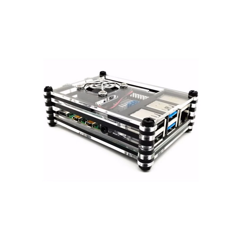 Корпус для Мікро ПК KUONGSHUN for Raspberry Pi 4 (RA518)