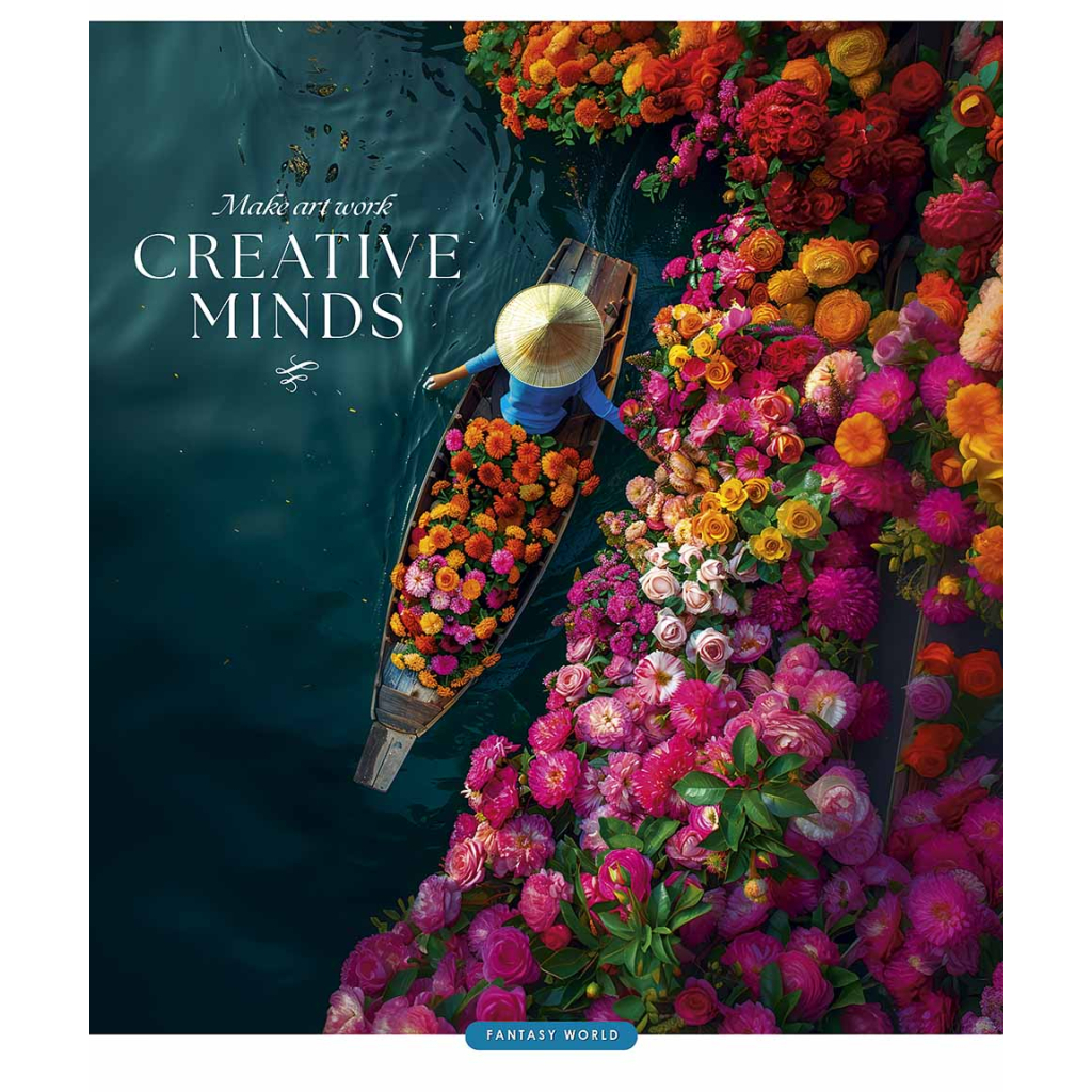 Зошит Школярик Creative minds 60 аркушів клітинка (060-3509K)