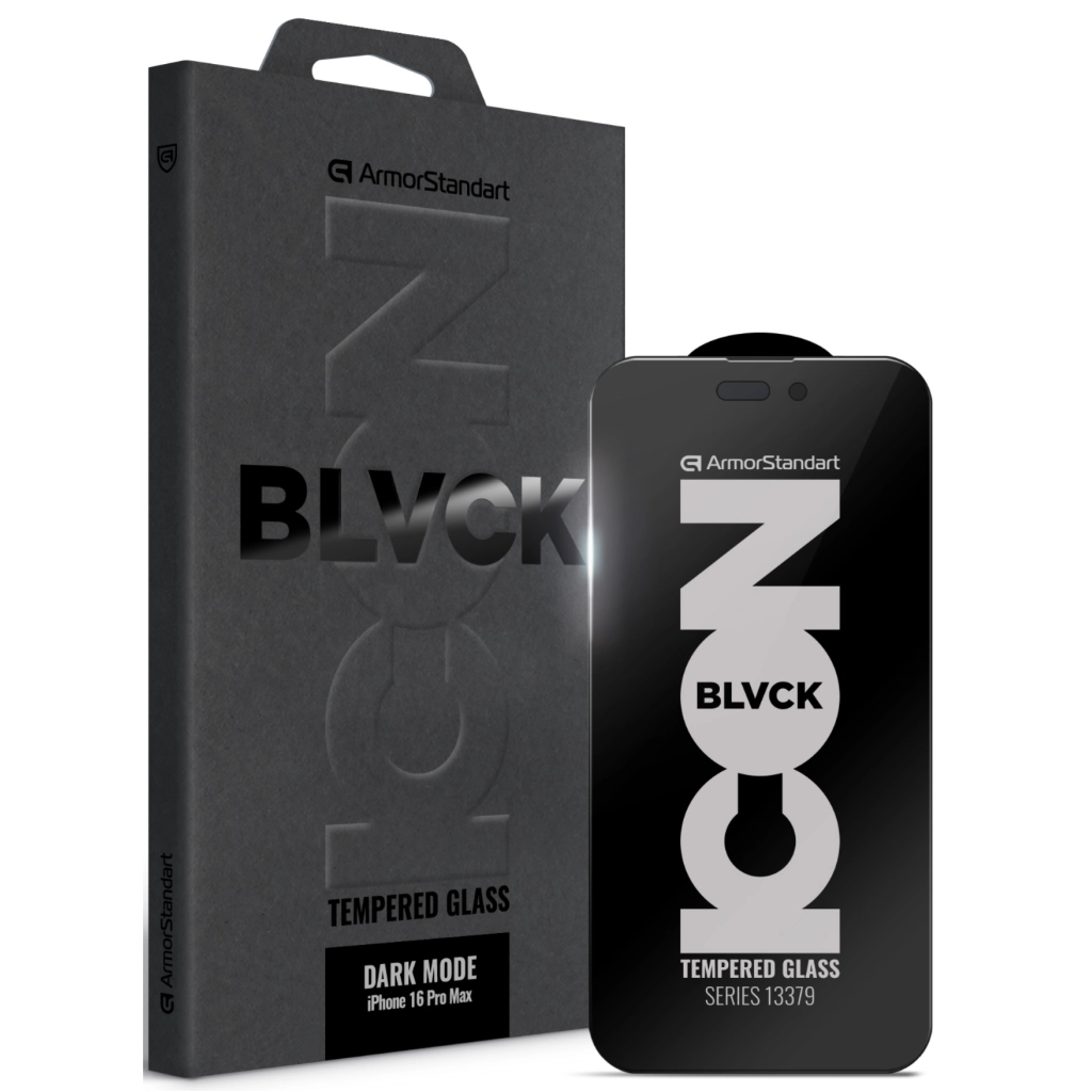 Скло захисне Armorstandart Dark Mode Apple iPhone 16 Pro Max (ARM85820) Скло захисне Armorstandart Dark Mode Apple iPhone 16 Pro Max (ARM85820)