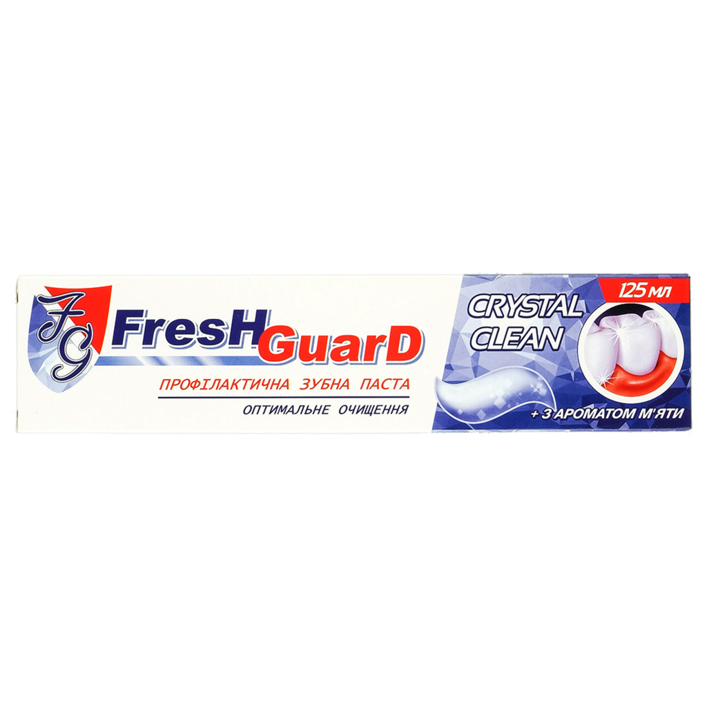 Зубна паста Fresh Guard Crystal Clean 125 мл (3800031756047)