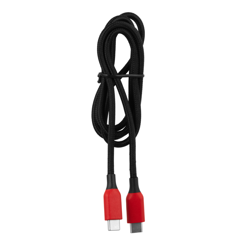 Дата кабель USB-C to USB-C 1.0m 100W black 2E (2E-CC100-WH)