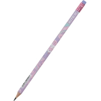 Kite Rainbow Catcorn graphite pencil round, with eraser, HB (K24-056-2)