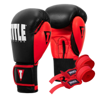 Боксерські рукавички Title Boxing Dynamic Strike Black/Red 14 oz (XDBG 14 BK/RD)