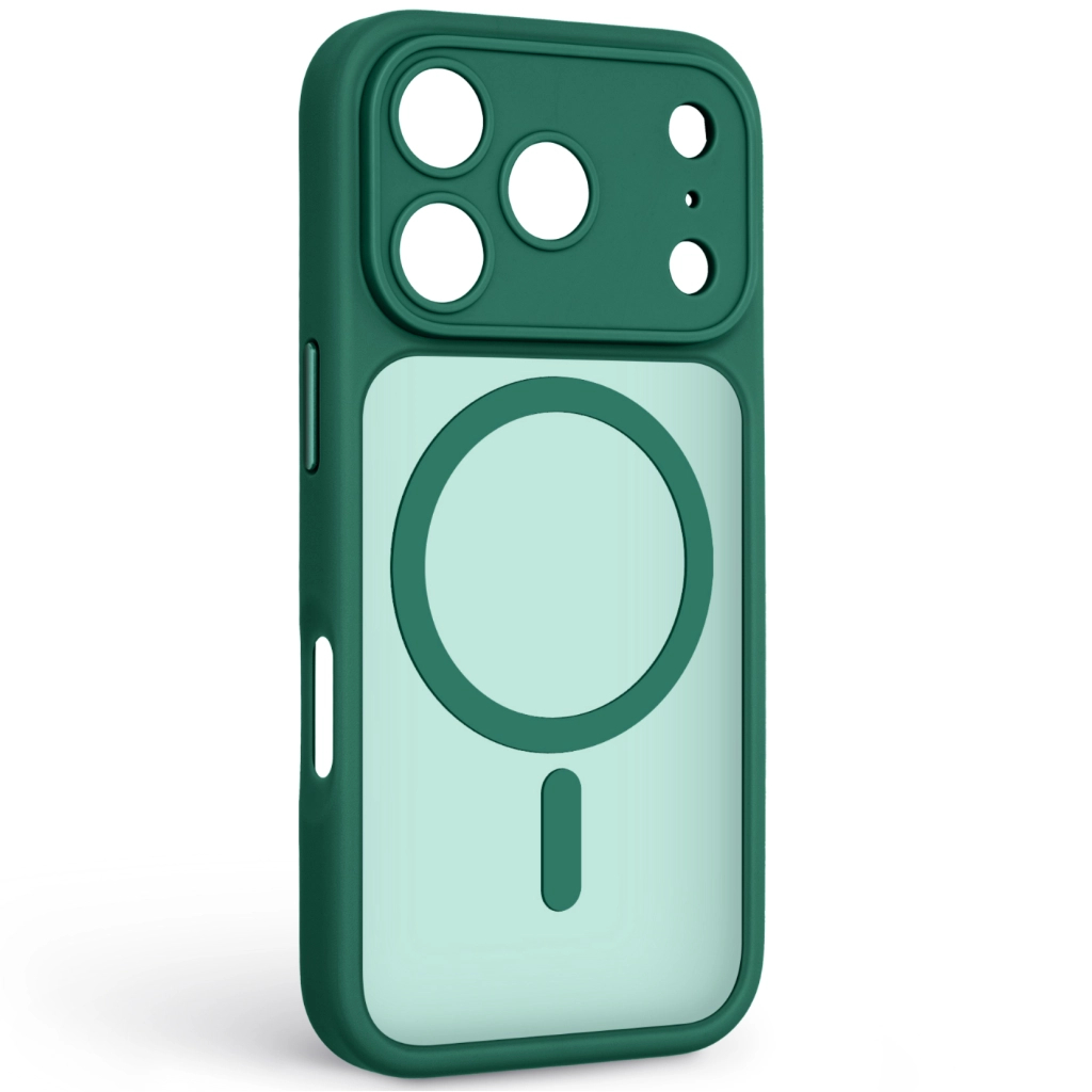 Чохол до мобільного телефона Armorstandart Lush MagCase Apple iPhone 17 Pro Dark Green (ARM87491) Чохол до мобільного телефона Armorstandart Lush MagCase Apple iPhone 17 Pro Dark Green (ARM87491)