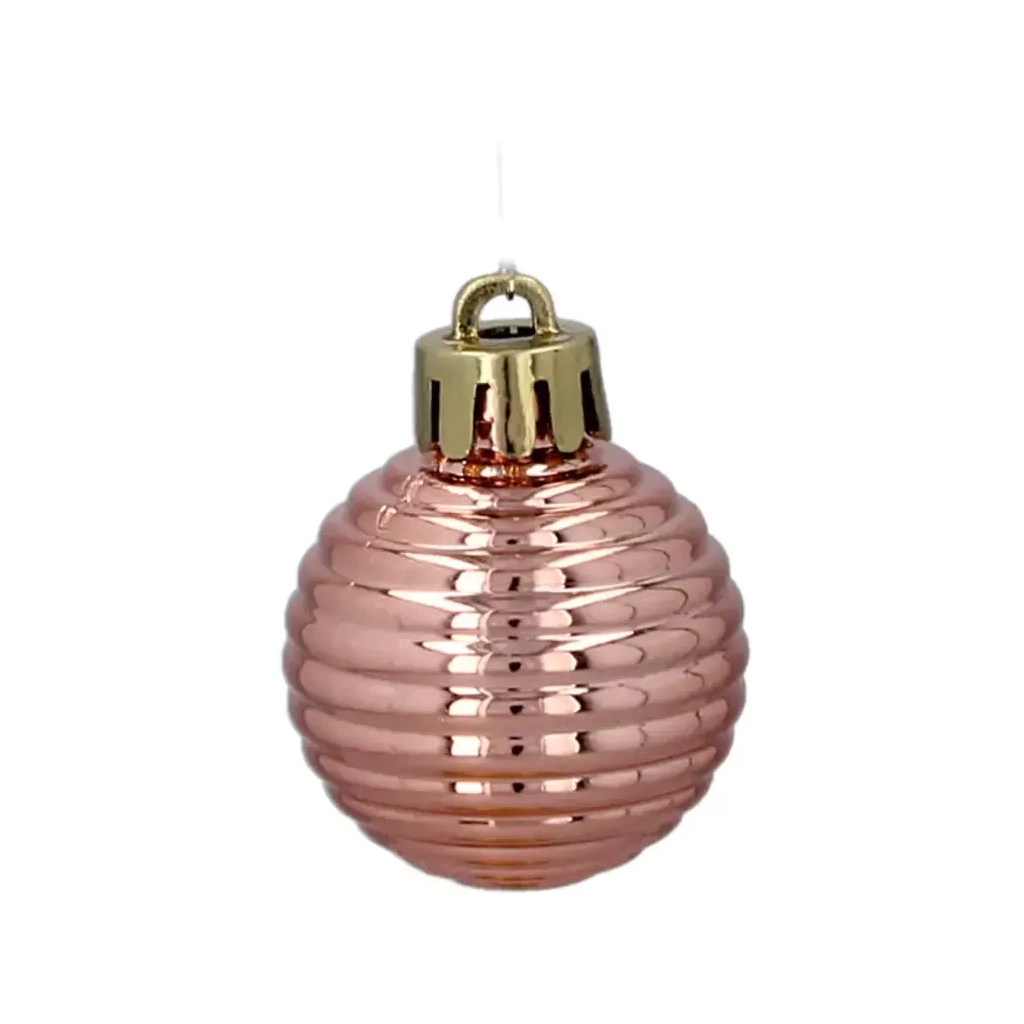 Ялинкова іграшка Chomik пластикові кульки компл. 24 шт, 3см, рожево-пудрові (5900779877153_3) Ялинкова іграшка Chomik пластикові кульки компл. 24 шт, 3см, рожево-пудрові (5900779877153_3)