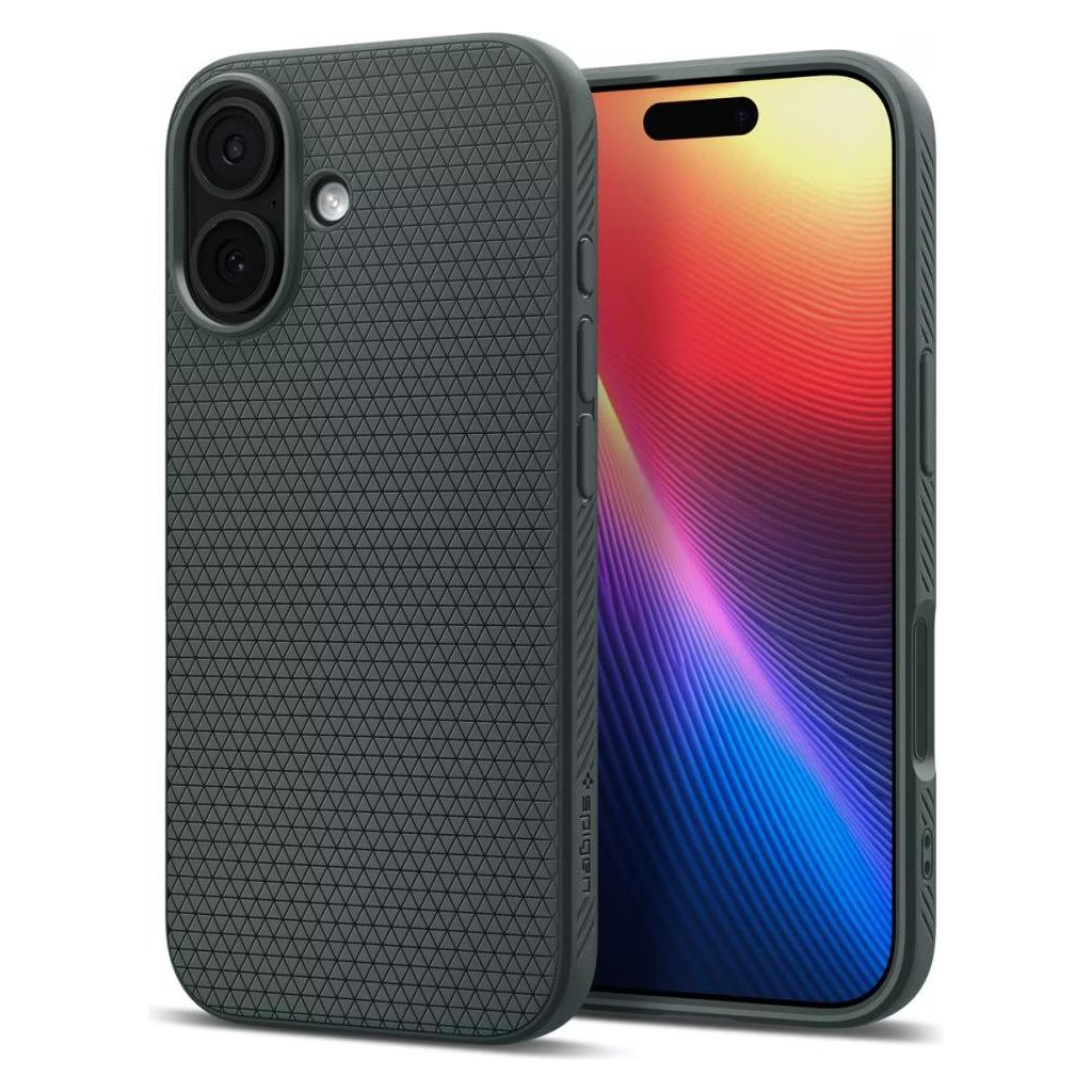 Чохол до мобільного телефона Spigen Liquid Air iPhone 17 Abyss Green (ACS10371) Чохол до мобільного телефона Spigen Liquid Air iPhone 17 Abyss Green (ACS10371)