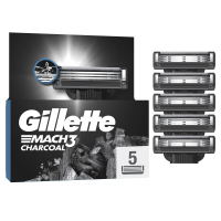 Replaceable cassettes Gillette Mach3 Charcoal Charcoal 5 pcs. (8700216062770)