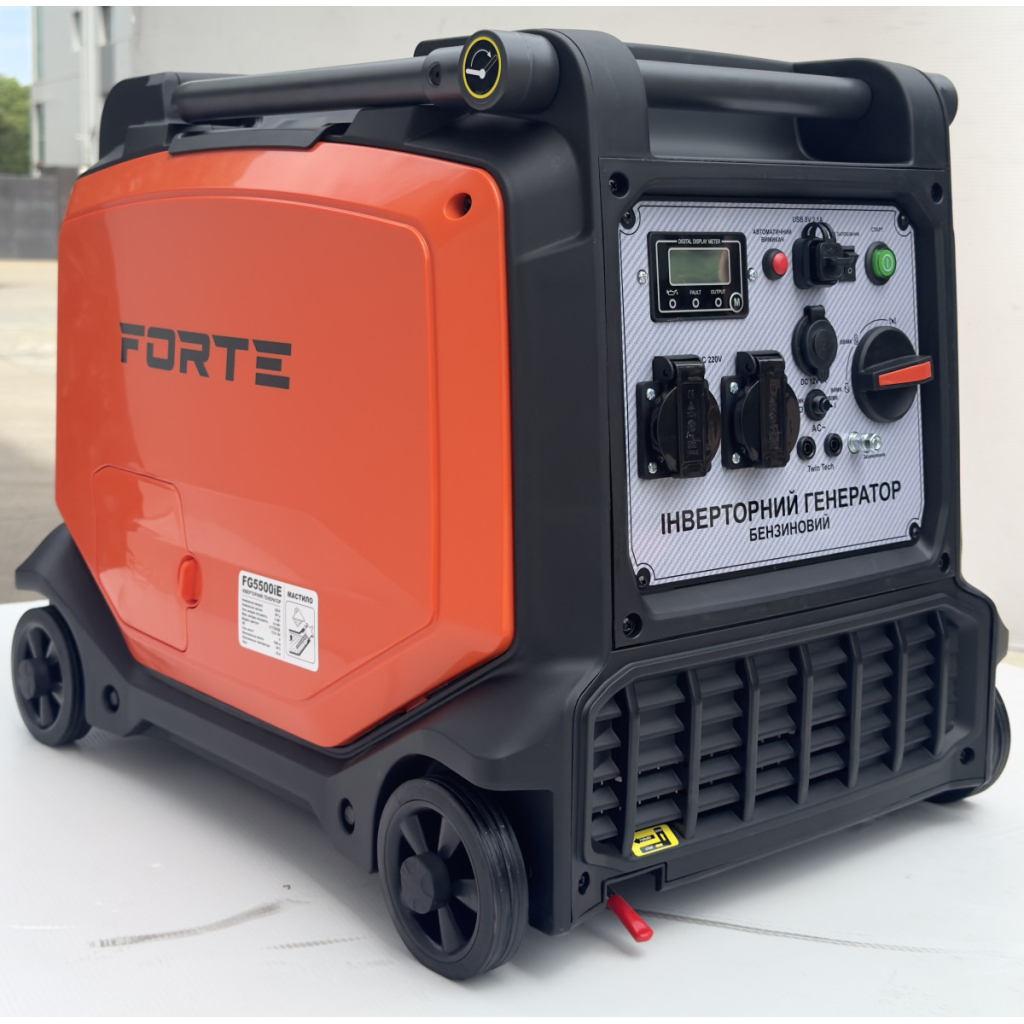 Генератор Forte інверторний FG5500iE 4kW, стартер ручний, електричний , 11л. (148251)