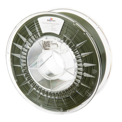 Пластик для 3D-принтера Spectrum PET-G Premium 1.75mm 1kg Green, Olive, RAL6003 (80603)