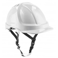 Protective helmet Hoegert PLONER HT5K193 plastic white, universal size (HT5K193)