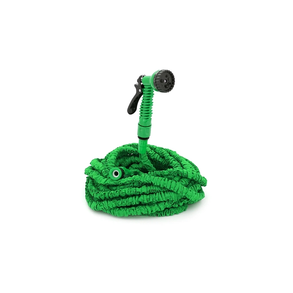 Шланг для поливу Voltronic KY-520G, 17.5-52.5м/175ft, + розпилювач, насадка на кран, Green, Box (KY-520G)