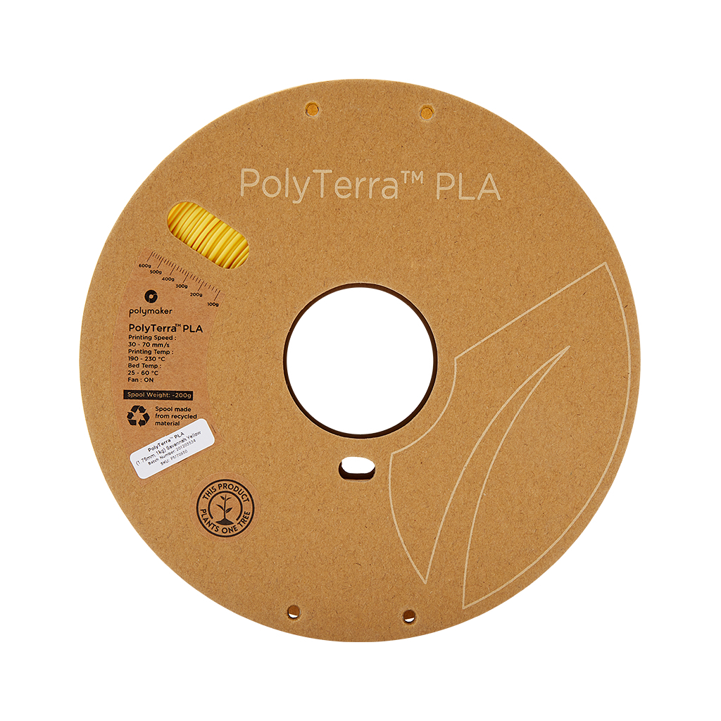 Пластик для 3D-принтера Polymaker PLA PolyTerra 1,75mm 1kg SAVANNAH YELLOW (PM70850)