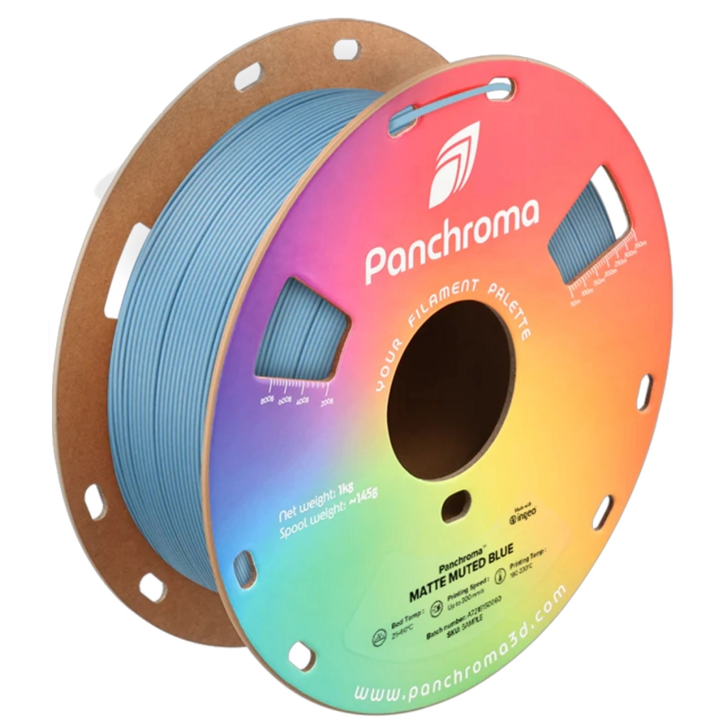 Пластик для 3D-принтера Polymaker PLA PANCHROMA MATTE 1,75mm 1kg MUTED BLUE (CA04024)