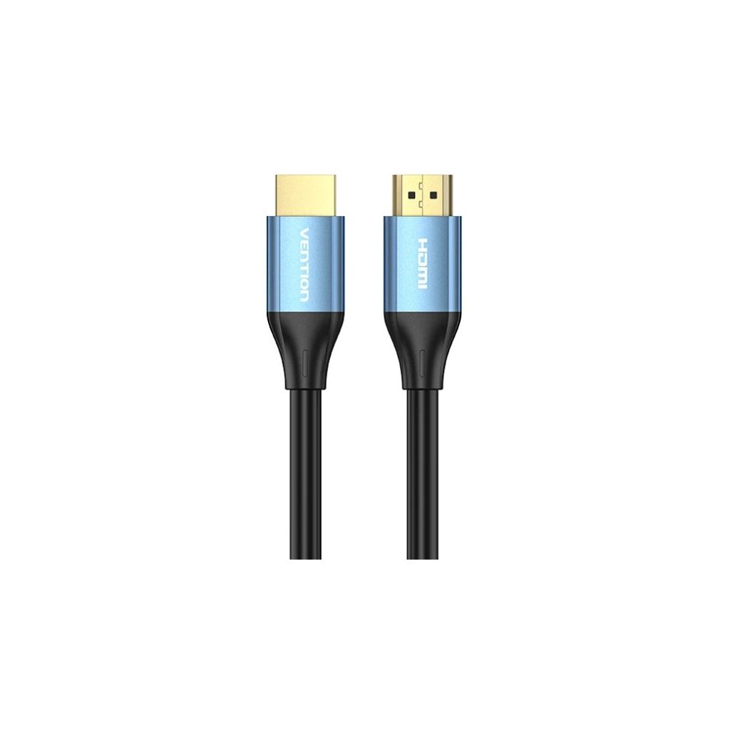 Кабель мультимедійний HDMI M to HDMI M 1.5m V2.0 4K60Hz aluminum alloy blue Vention (ALHSG)