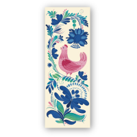 Bookmarks for books by Lyutsink "Petrykivskii painting" 1 pc. (LK000000123) (2000000000123)