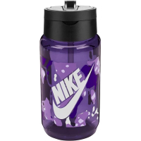 Пляшка для води Nike TR RENEW RECHARGE STRAW BOTTLE 16OZ N.100.7641.514.16 чорний, фіолетовий 473 мл (887791778246)