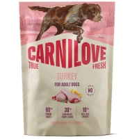 Dry food for dogs Carnilove True Fresh Turkey 1.5 kg (8595602581818)