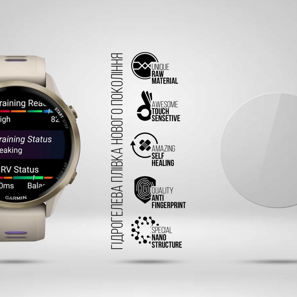 Плівка захисна Armorstandart hydrogel Garmin Forerunner 970 6 pcs (ARM91537) Плівка захисна Armorstandart hydrogel Garmin Forerunner 970 6 pcs (ARM91537)
