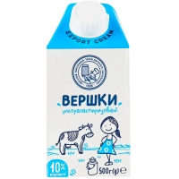 Cream Our milk ultra-pasteurized 10% fat 500 g (4820016254893)